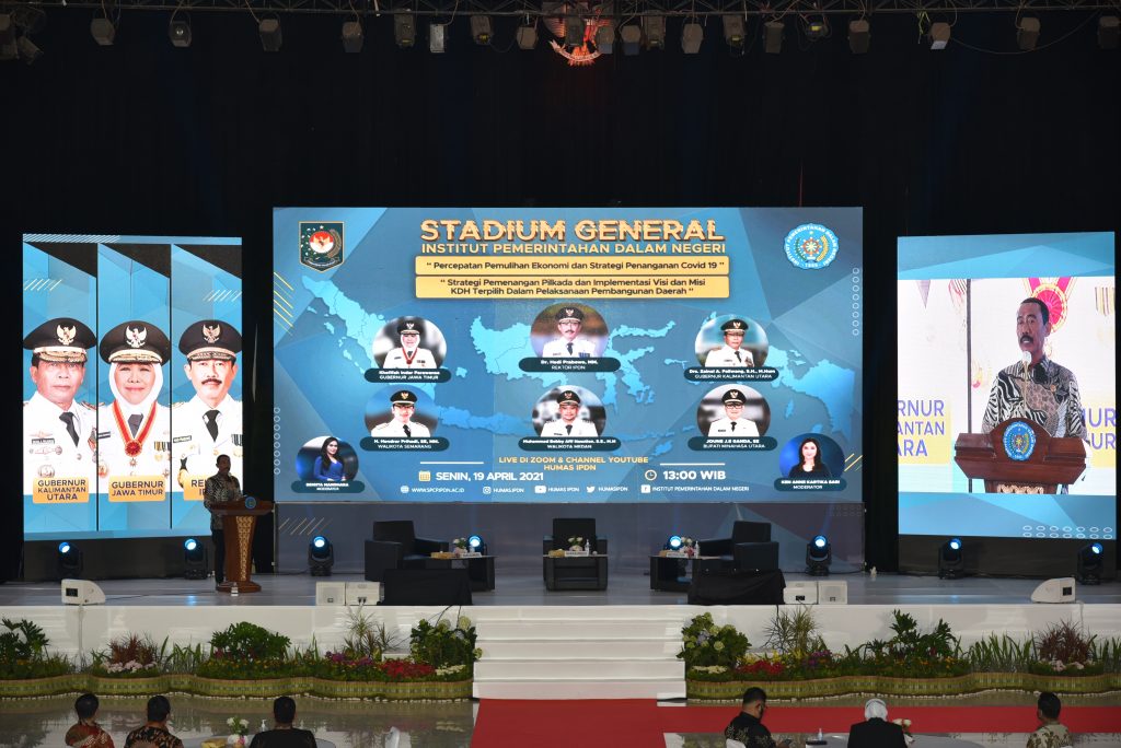 IPDN, ipdn, Mengangkat Tema Strategi Pemenangan Pilkada dan Penanganan Covid 19, IPDN Gelar Stadium General Secara Luring dan Daring