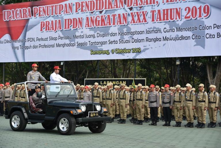 IPDN, ipdn, Penutupan Diksarmendispra 1.608 Calon Praja IPDN Tahun 2019