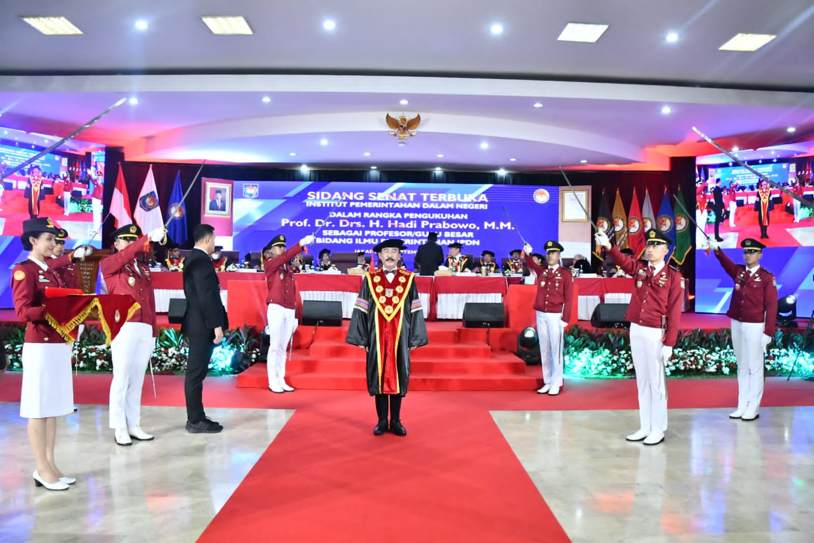 IPDN, ipdn, Rektor IPDN Resmi Dikukuhkan Menjadi Guru Besar Bidang Ilmu Pemerintahan IPDN