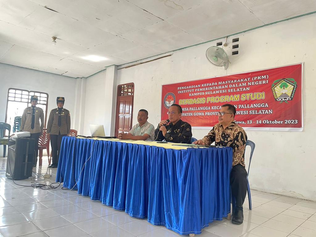 IPDN, ipdn, Tingkatkan Kapasitas Aparatur Desa, IPDN Kemendagri Kampus Sulsel Laksanakan Pengabdian Masyarakat Berbasis Program Studi.