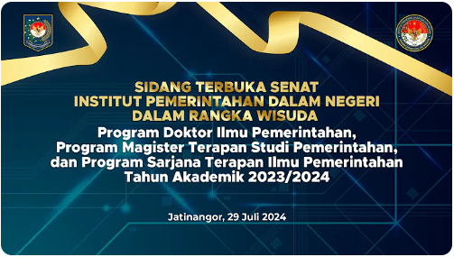 IPDN, ipdn, SIDANG TERBUKA SENAT INSTITUT PEMERINTAHAN DALAM NEGERI