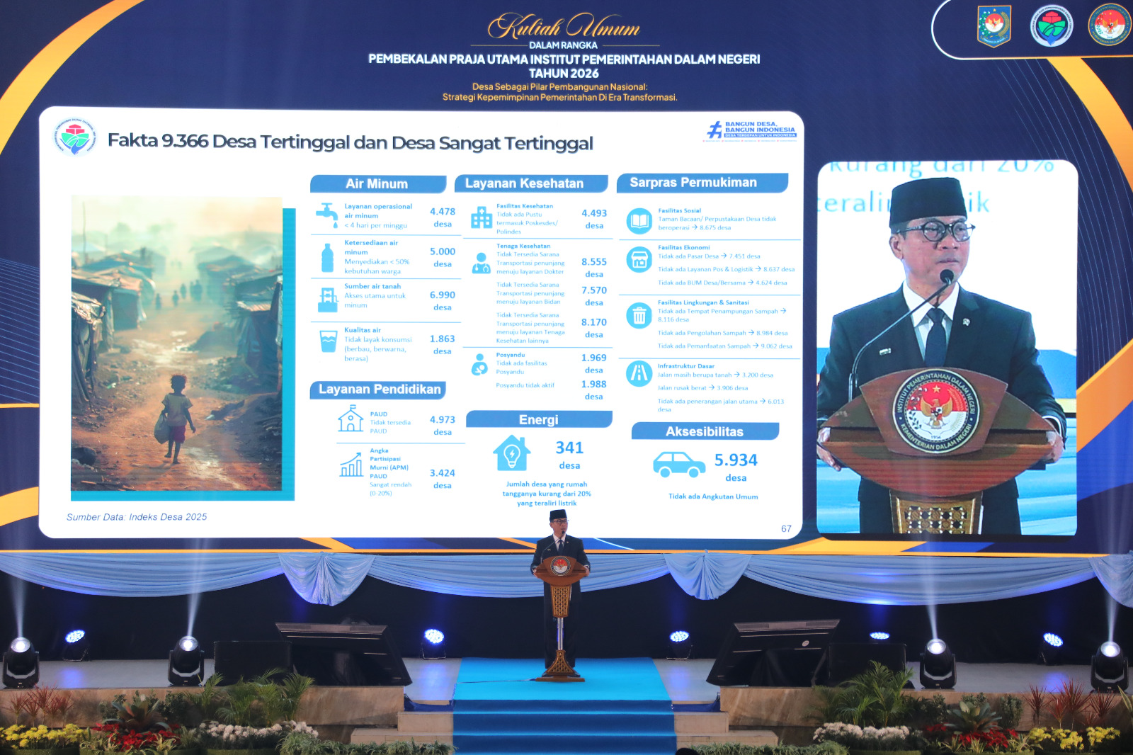 IPDN, ipdn, Mendes PDT Ajak Praja IPDN untuk Kawal Penggunaan Dana Desa